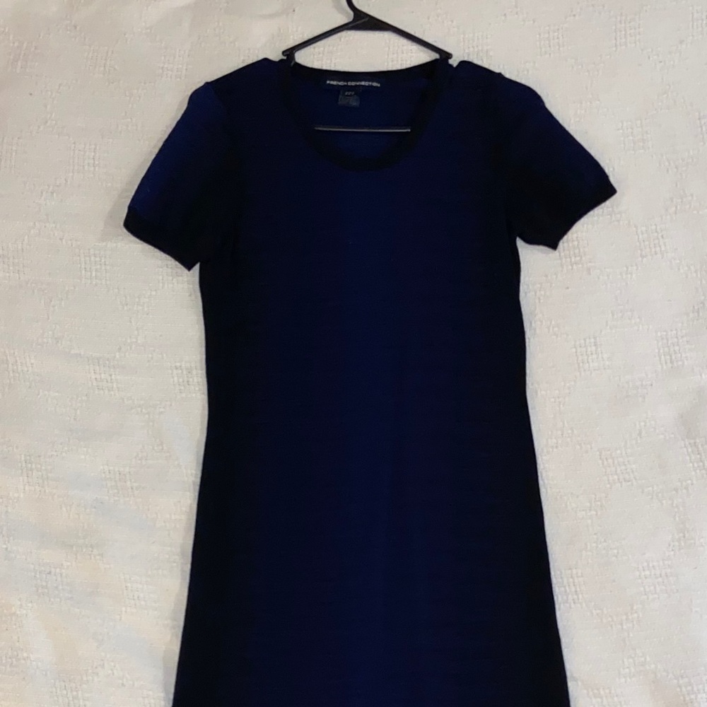 French Connection Dark Blue and Black Dress